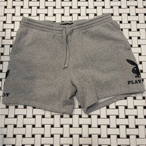 PLAYBOY Heather Gray Casual Shorts
